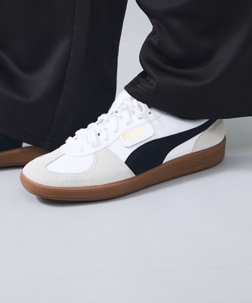 PUMA（プーマ）の「【PUMA/プーマ】 PALERMO LTH/パレルモ レザー スニーカー/ユニセックス（スニーカー・メンズ・ブラック/ホワイト・28/27/26）」の3枚目の写真