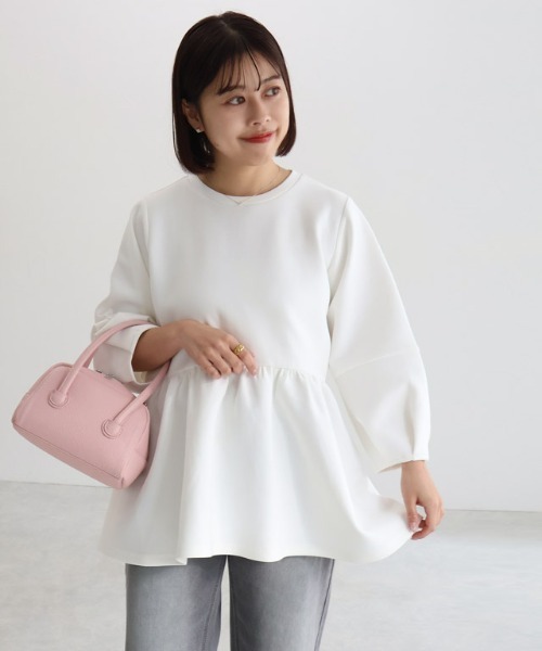 Pierrot（ピエロ）の「デザインダンボールスウェットプルオーバー Btype（スウェット・レディース・オフホワイト/ネイビー/ブラック/杢グレー・L/M/S）」の18枚目の写真