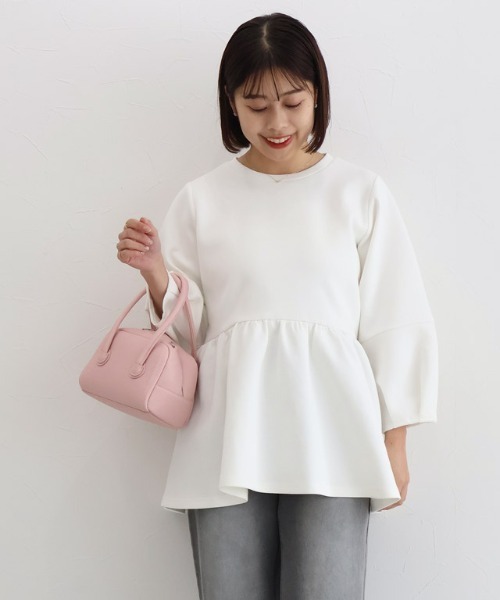 Pierrot（ピエロ）の「デザインダンボールスウェットプルオーバー Btype（スウェット・レディース・オフホワイト/ネイビー/ブラック/杢グレー・L/M/S）」の19枚目の写真