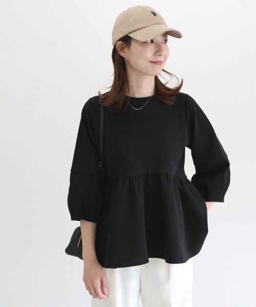 Pierrot（ピエロ）の「デザインダンボールスウェットプルオーバー Btype（スウェット・レディース・オフホワイト/ネイビー/ブラック/杢グレー・L/M/S）」の11枚目の写真