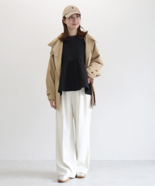 Pierrot（ピエロ）の「デザインダンボールスウェットプルオーバー Btype（スウェット・レディース・オフホワイト/ネイビー/ブラック/杢グレー・L/M/S）」の12枚目の写真