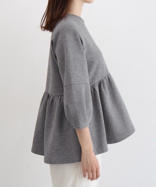 Pierrot（ピエロ）の「デザインダンボールスウェットプルオーバー Btype（スウェット・レディース・オフホワイト/ネイビー/ブラック/杢グレー・L/M/S）」の8枚目の写真