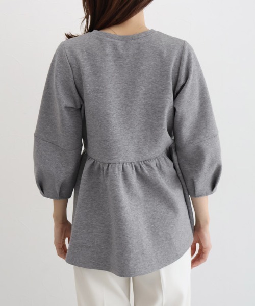 Pierrot（ピエロ）の「デザインダンボールスウェットプルオーバー Btype（スウェット・レディース・オフホワイト/ネイビー/ブラック/杢グレー・L/M/S）」の5枚目の写真