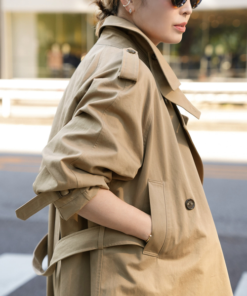 Deuxieme Classe(ドゥーズィエムクラス)の「*FINXGABA トレンチコート(トレンチコート・レディース・ベージュ・38/36)」の16枚目の写真