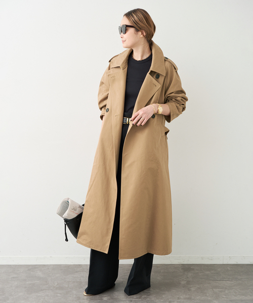 Deuxieme Classe(ドゥーズィエムクラス)の「*FINXGABA トレンチコート(トレンチコート・レディース・ベージュ・38/36)」の19枚目の写真