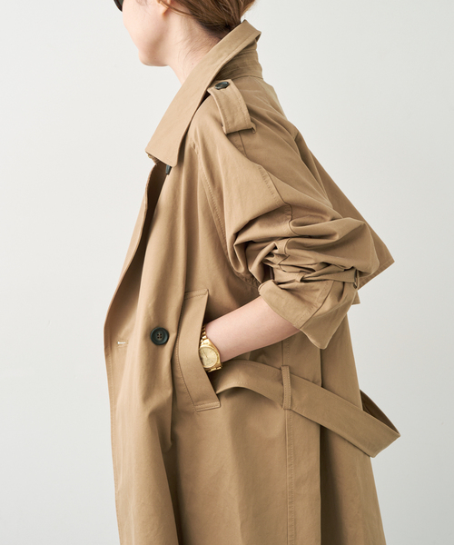 Deuxieme Classe(ドゥーズィエムクラス)の「*FINXGABA トレンチコート(トレンチコート・レディース・ベージュ・38/36)」の22枚目の写真