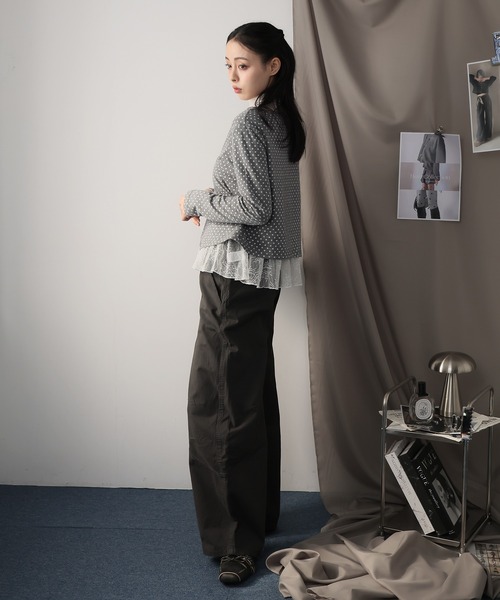 Ulysses(ユリシス)の「ミニドットカーディガン(カーディガン/ボレロ・レディース・グレー・S/M)」の21枚目の写真