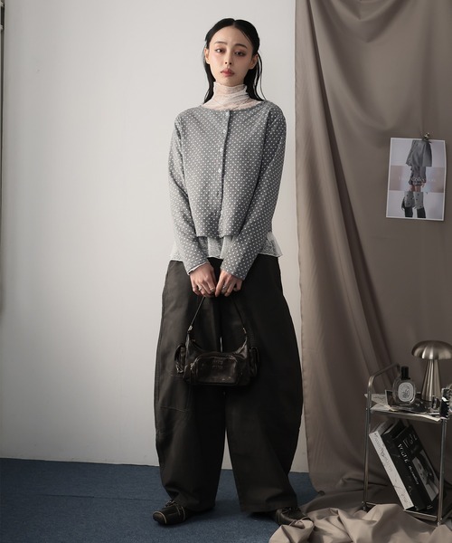 Ulysses(ユリシス)の「ミニドットカーディガン(カーディガン/ボレロ・レディース・グレー・S/M)」の18枚目の写真