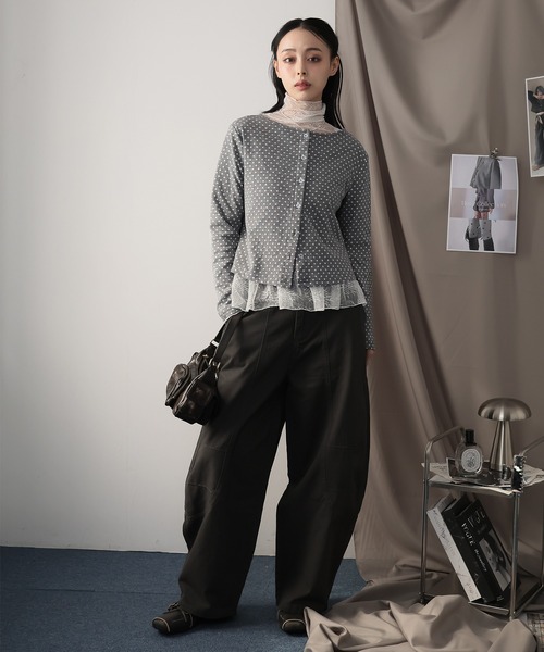 Ulysses(ユリシス)の「ミニドットカーディガン(カーディガン/ボレロ・レディース・グレー・S/M)」の19枚目の写真