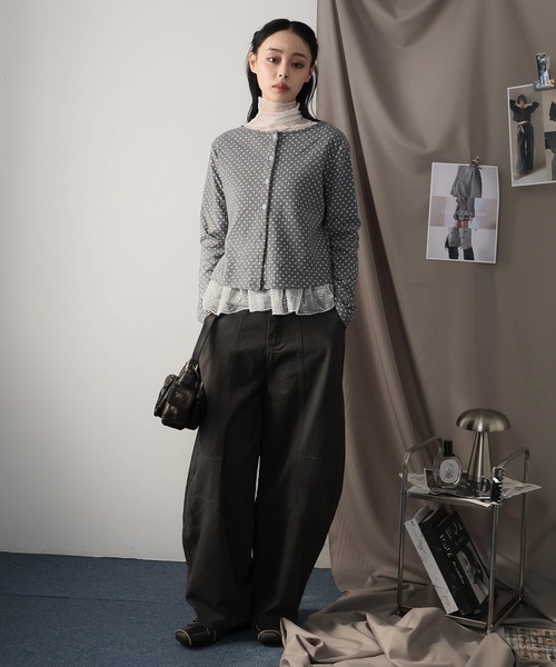 Ulysses(ユリシス)の「ミニドットカーディガン(カーディガン/ボレロ・レディース・グレー・S/M)」の20枚目の写真