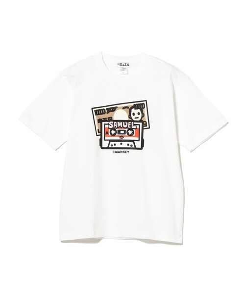 TOKYO CULTUART by BEAMS(トウキョウカルチャートバイビームス)の「SAMUEL x MANKEY / マン券GRAPHIC T-Shirt MIXTAPE PACK(Tシャツ/カットソー・レディース・ブラック/ホワイト・X-LARGE/XX-LARGE/MEDIUM)」の2枚目の写真