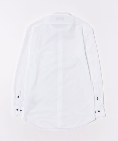 TAKA-Q(タカキュー)の「ワイシャツ メンズ ストレッチ 吸水速乾 ノンアイロン ボタンダウン 長袖 ビジネス ドレス NEWスタンダードフィット(ビジネスシャツ・メンズ・ホワイト・首回り39cm-裄丈84cm/首回り39cm-裄丈80cm/首回り37cm-裄丈80cm/首回り43cm-裄丈82cm/首回り41cm-裄丈86cm/首回り41cm-裄丈82cm/首回り43cm-裄丈86cm/首回り45cm-裄丈86cm)」の3枚目の写真