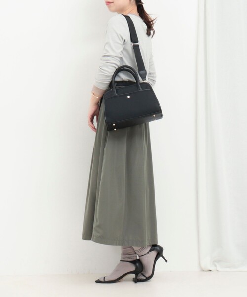 MICO COULIER（ミコクリエ）の「トリミングトートバッグ（トートバッグ・レディース・ブラック/ブラウン・FREE）」の9枚目の写真