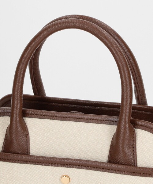 MICO COULIER（ミコクリエ）の「トリミングトートバッグ（トートバッグ・レディース・ブラック/ブラウン・FREE）」の18枚目の写真