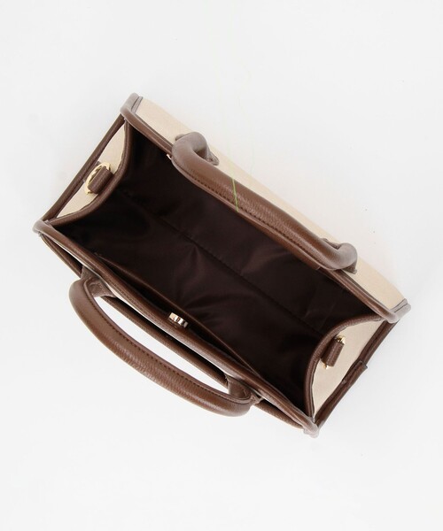 MICO COULIER（ミコクリエ）の「トリミングトートバッグ（トートバッグ・レディース・ブラック/ブラウン・FREE）」の19枚目の写真