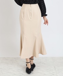 フロントジップマーメイドスカート