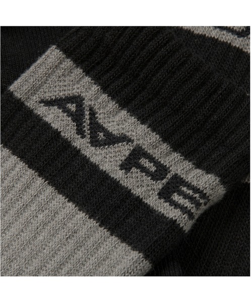 AAPE BY A BATHING APE（エーエイプバイアベイシングエイプ）の「AAPE NOW SOCKS（ソックス/靴下・メンズ・ホワイト/カーキ/ブラック系その他/ホワイト系その他・SMALL/LARGE）」の13枚目の写真