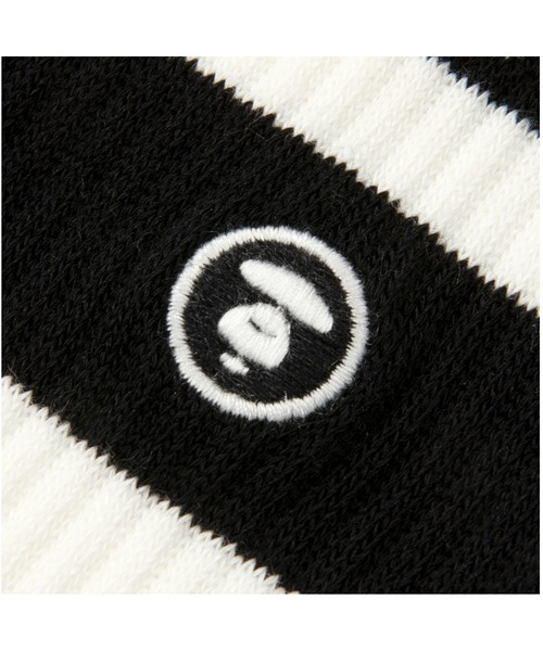 AAPE BY A BATHING APE（エーエイプバイアベイシングエイプ）の「AAPE NOW SOCKS（ソックス/靴下・メンズ・ホワイト/カーキ/ブラック系その他/ホワイト系その他・SMALL/LARGE）」の9枚目の写真