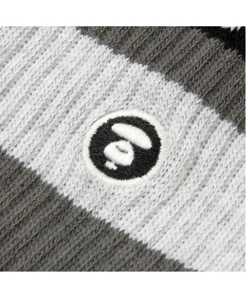 AAPE BY A BATHING APE（エーエイプバイアベイシングエイプ）の「AAPE NOW SOCKS（ソックス/靴下・メンズ・ホワイト/カーキ/ブラック系その他/ホワイト系その他・SMALL/LARGE）」の15枚目の写真