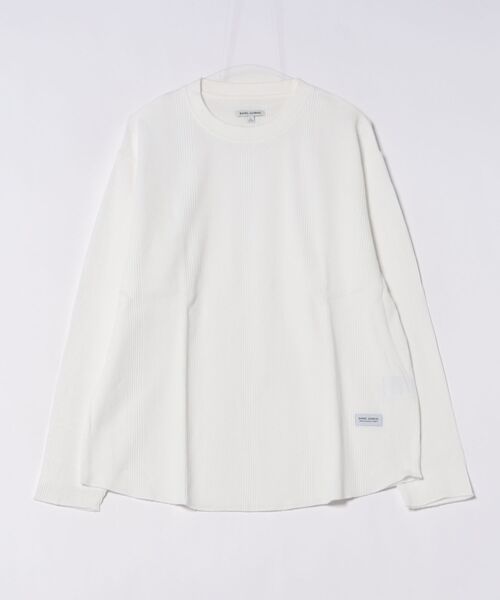 BANKS（バンクス）の「LS TEE /BANKS JOURNAL(バンクスジャーナル)長袖無地ロングT-シャツ（Tシャツ/カットソー・メンズ・ヘザーグレー/ブラック/ホワイト・LARGE/MEDIUM）」の6枚目の写真