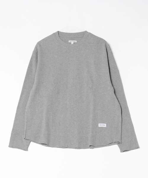 BANKS（バンクス）の「LS TEE /BANKS JOURNAL(バンクスジャーナル)長袖無地ロングT-シャツ（Tシャツ/カットソー・メンズ・ヘザーグレー/ブラック/ホワイト・LARGE/MEDIUM）」の5枚目の写真