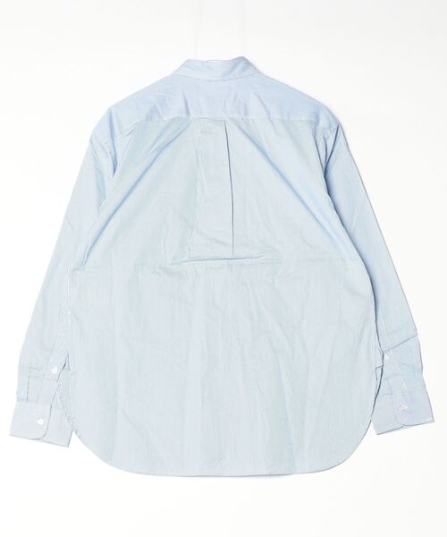 POLO RALPH LAUREN(ポロ ラルフ ローレン)の「リラックス フィット ストライプド コットン シャツ(シャツ/ブラウス・レディース・ブルー・M/S/XS/XXS)」の7枚目の写真