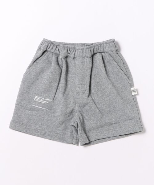 Smoothy(スムージー)の「SMOOTHY Sweat Shorts pants / スムージー スウェット ショーツ(スウェットパンツ・キッズ・ヘザーグレー/ブラック・130/140/150/160/120)」の7枚目の写真