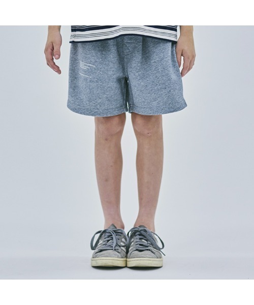Smoothy(スムージー)の「SMOOTHY Sweat Shorts pants / スムージー スウェット ショーツ(スウェットパンツ・キッズ・ヘザーグレー/ブラック・130/140/150/160/120)」の10枚目の写真