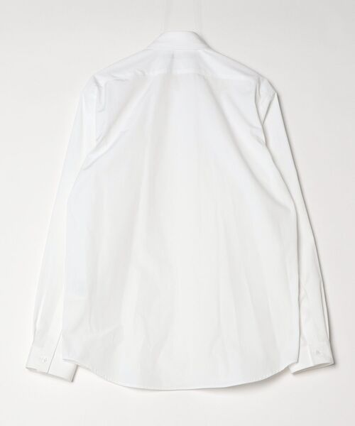 JOHN LAWRENCE SULLIVAN（ジョンローレンスサリバン）の「BROADCLOTH REGULAR COLLAR SHIRT WITH COLLAR STIFFENERS（シャツ/ブラウス・メンズ・ホワイト/ブラック・44/46/48）」の4枚目の写真