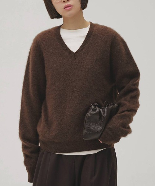 TODAYFUL/トゥデイフル】Woolcashmere Vneck Knit／ウールカシミアV