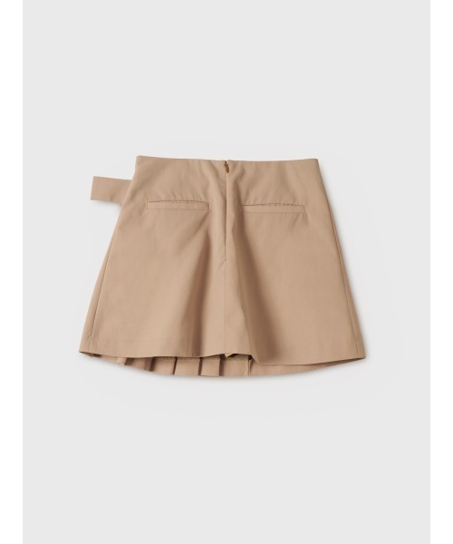 EIMY ISTOIRE（エイミーイストワール）の「【PRE ORDER】ハーフプリーツミニスカートショーパン（スカート・レディース・ブラック/ベージュ/グレー・38/36）」の11枚目の写真