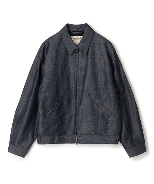 TOMORROWLAND (トゥモローランド)の「【別注】VALSTAR リネンウール ブルゾン DORMEUIL(ブルゾン・メンズ・ダークブルー・50/48/46)」の1枚目の写真