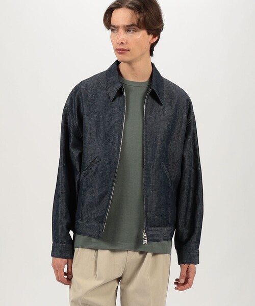 TOMORROWLAND (トゥモローランド)の「【別注】VALSTAR リネンウール ブルゾン DORMEUIL(ブルゾン・メンズ・ダークブルー・50/48/46)」の8枚目の写真
