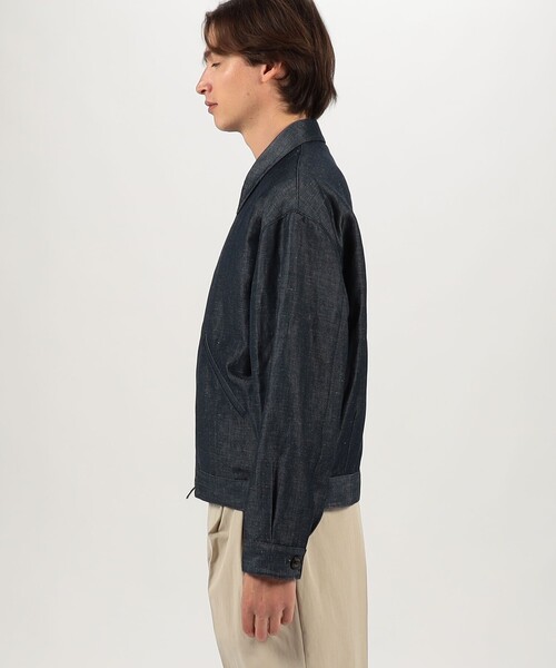 TOMORROWLAND (トゥモローランド)の「【別注】VALSTAR リネンウール ブルゾン DORMEUIL(ブルゾン・メンズ・ダークブルー・50/48/46)」の10枚目の写真