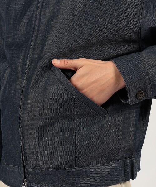 TOMORROWLAND (トゥモローランド)の「【別注】VALSTAR リネンウール ブルゾン DORMEUIL(ブルゾン・メンズ・ダークブルー・50/48/46)」の3枚目の写真