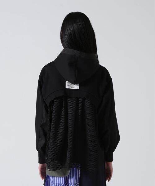 Risley（リズレー）の「Risley/リズレー/バックメッシュパーカー（パーカー・レディース・グレー/ブラック・F）」の8枚目の写真
