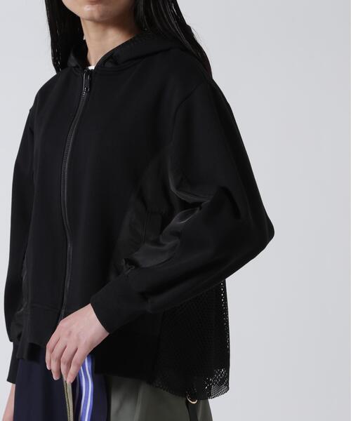 Risley（リズレー）の「Risley/リズレー/バックメッシュパーカー（パーカー・レディース・グレー/ブラック・F）」の10枚目の写真