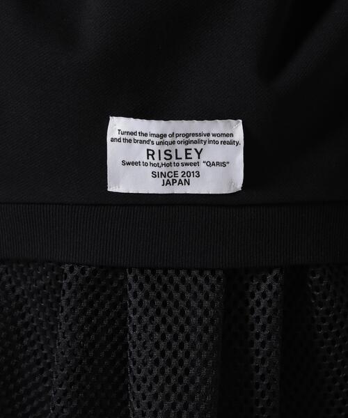 Risley（リズレー）の「Risley/リズレー/バックメッシュパーカー（パーカー・レディース・グレー/ブラック・F）」の14枚目の写真