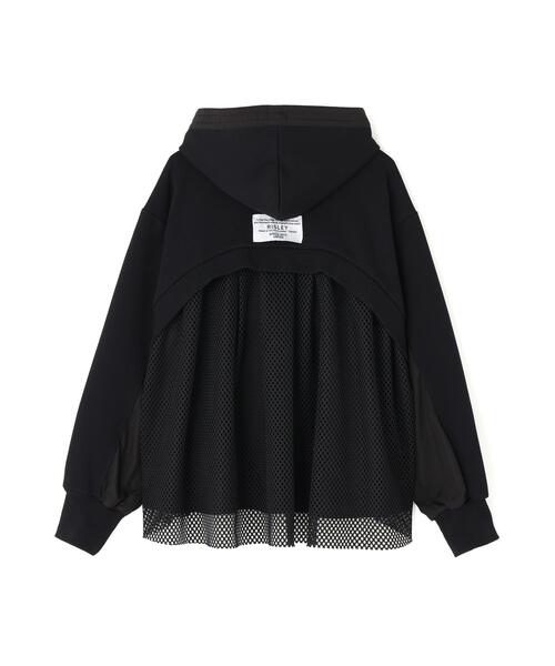 Risley（リズレー）の「Risley/リズレー/バックメッシュパーカー（パーカー・レディース・グレー/ブラック・F）」の16枚目の写真