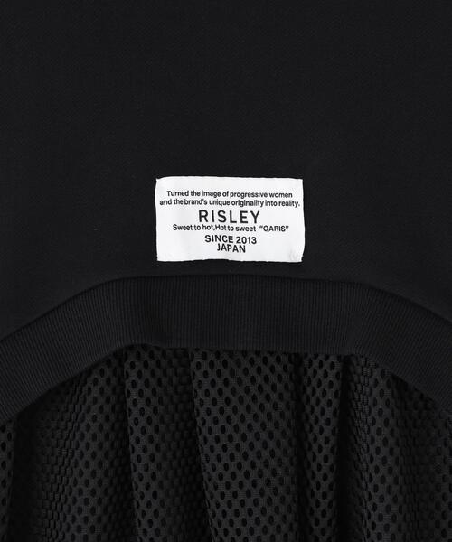 Risley（リズレー）の「Risley/リズレー/バックメッシュパーカー（パーカー・レディース・グレー/ブラック・F）」の17枚目の写真