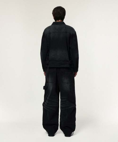 IDWS(アイドンワナセル)の「Overlap Carpenter Denim Pants Black(デニムパンツ・レディース・その他・0/1/2)」の10枚目の写真