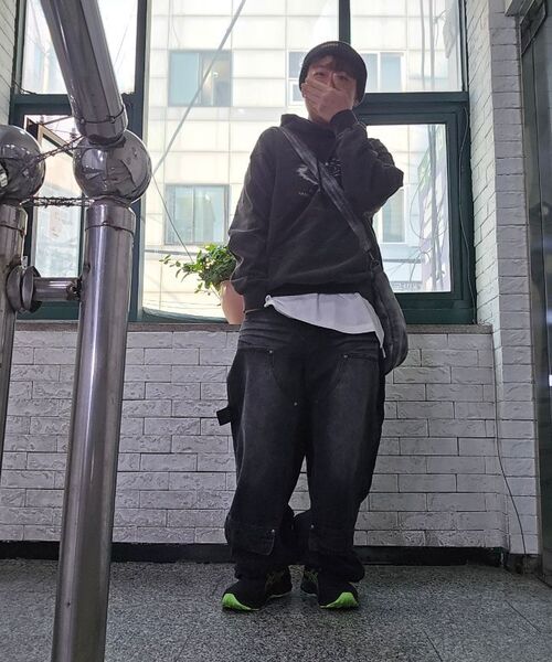 IDWS(アイドンワナセル)の「Overlap Carpenter Denim Pants Black(デニムパンツ・レディース・その他・0/1/2)」の17枚目の写真