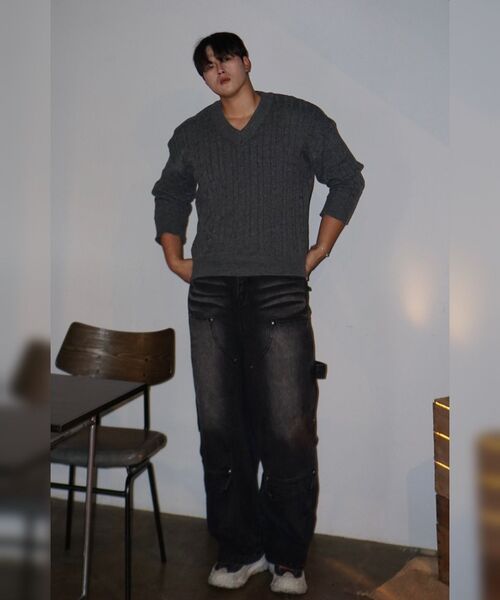 IDWS(アイドンワナセル)の「Overlap Carpenter Denim Pants Black(デニムパンツ・レディース・その他・0/1/2)」の19枚目の写真