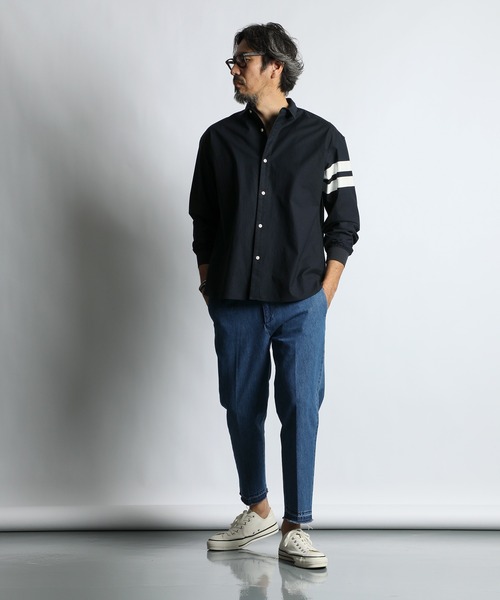 The DUFFER of ST.GEORGE（ザダファーオブセントジョージ）の「RAINBOW DENIM SLACKS：レインボー デニム スラックス（デニムパンツ・メンズ・インディゴブルー・X-LARGE/LARGE/MEDIUM/SMALL）」の9枚目の写真