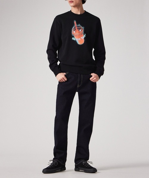 PS Paul Smith(ピーエスポールスミス)の「"Happy Drink" スウェット / 162563 668U(スウェット・メンズ・ブラック・X-LARGE/LARGE/MEDIUM)」の4枚目の写真