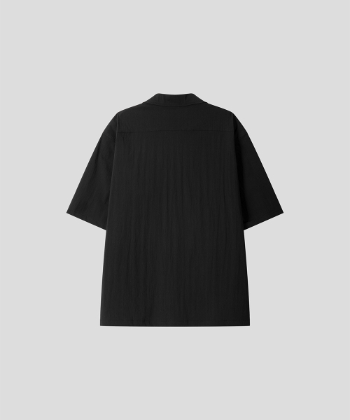 BLACK MOMENT（ブラックモーメント）の「テックポケットハーフシャツ[ブラック]（シャツ/ブラウス・メンズ・ブラック・LARGE/MEDIUM）」の3枚目の写真