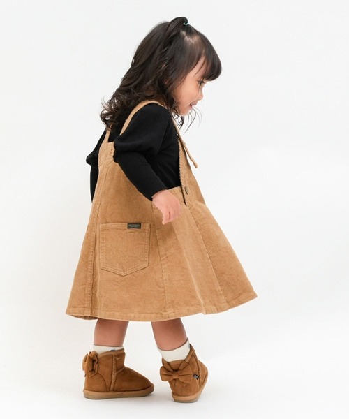 RIO（リオ）の「ショルダーパフTシャツ（Tシャツ/カットソー・キッズ・ベージュ/ブラック/ブラック系その他/杢グレー・80ｃｍ/90cm/100cm/110cm/120cm/130cm/140cm）」の9枚目の写真