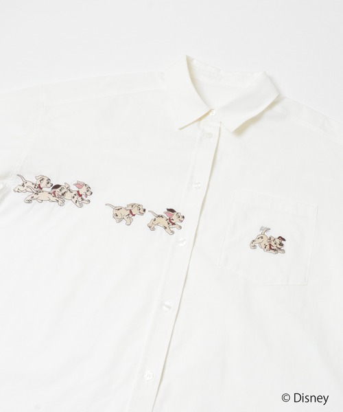 KBF(ケイビーエフ)の「Disney/刺繍シャツ(シャツ/ブラウス・レディース・オフホワイト/ブラウン・ONE)」の17枚目の写真
