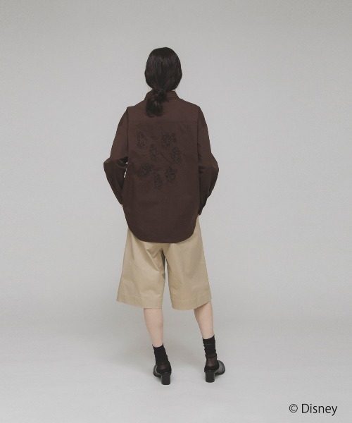 KBF(ケイビーエフ)の「Disney/刺繍シャツ(シャツ/ブラウス・レディース・オフホワイト/ブラウン・ONE)」の14枚目の写真