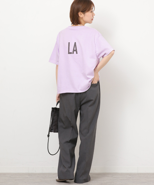 THE DAY ON THE BEACH（ザデイオンザビーチ）の「《追加》【THE DAY ON THE BEACH】カットオフTシャツ（Tシャツ/カットソー・レディース・ブラック系その他/グレー/ダークパープル/ホワイト/ブラウン・FREE）」の6枚目の写真